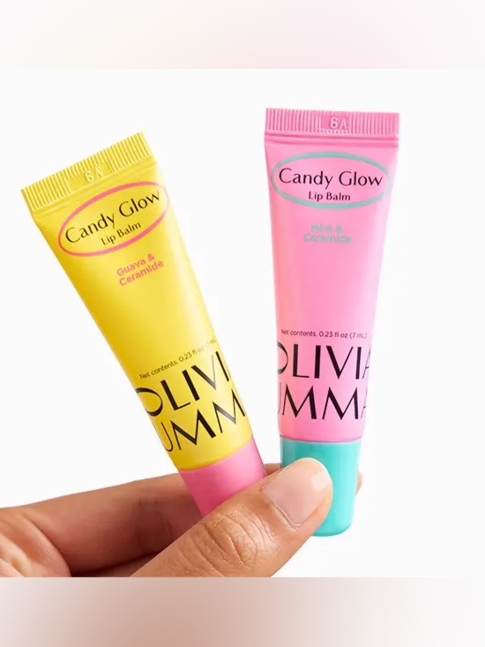 OLIVIA UMMA | Candy Glow Lip Balm Duo in Mint & Guava